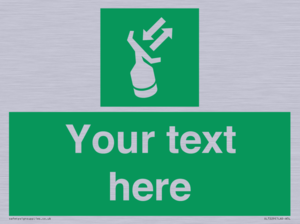 Custom sign safe condition Search and rescue transponder